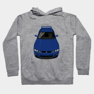 Skyline GTR V Spec R33 - Marina Blue Hoodie